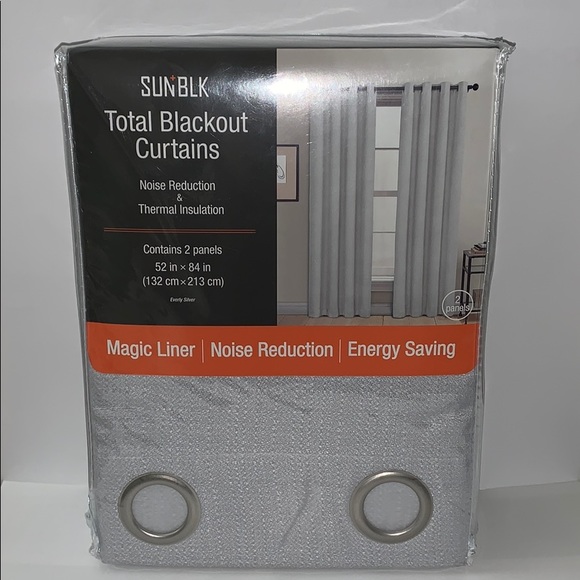Sunblk Total Blackout Curtains